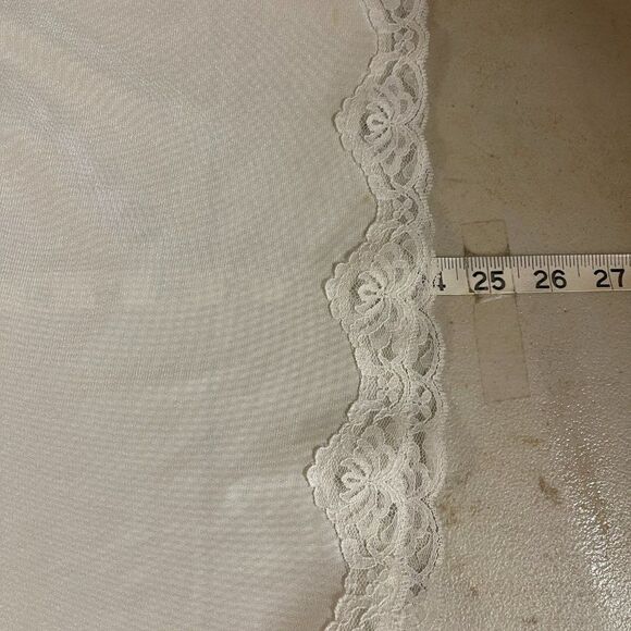 Vintage Union Made Fortune Full Figure Half Lace Slip Plus Size Curvy 4X - Picture 8 of 10